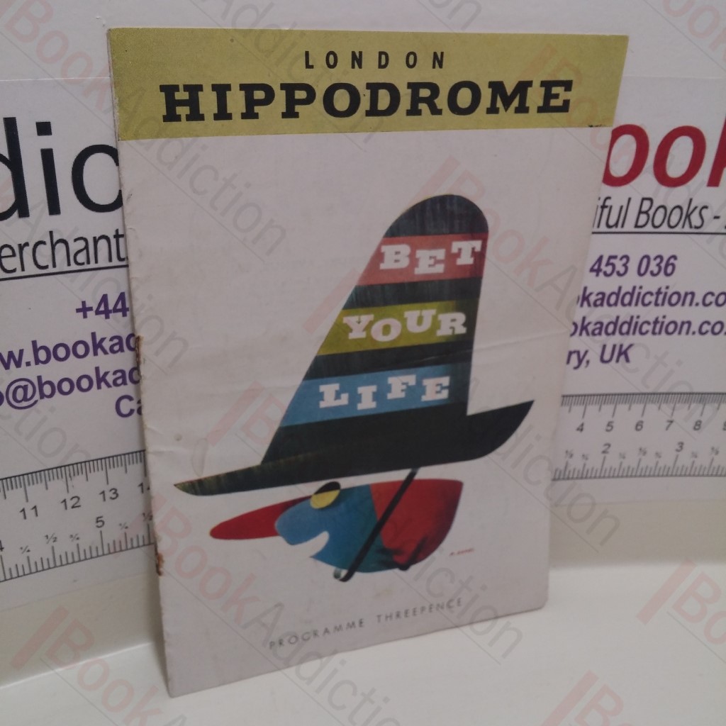 Bet Your Life : London Hippodrome Theatre Programme