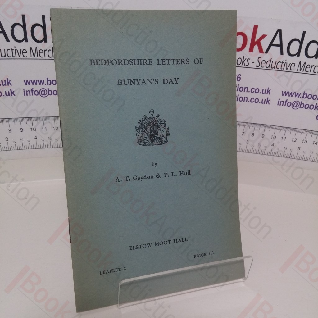 Bedfordshire Letters of Bunyan's Day