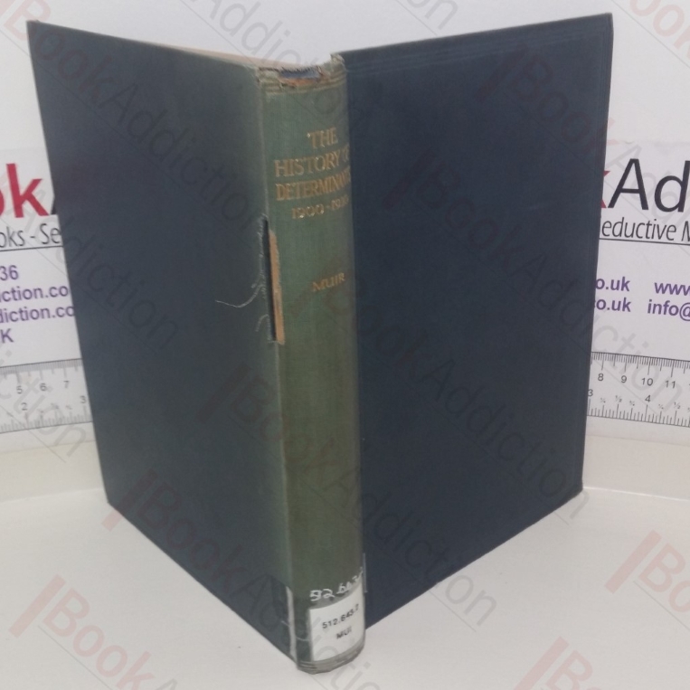 Contributions to the History of Determinants, 1900-1920