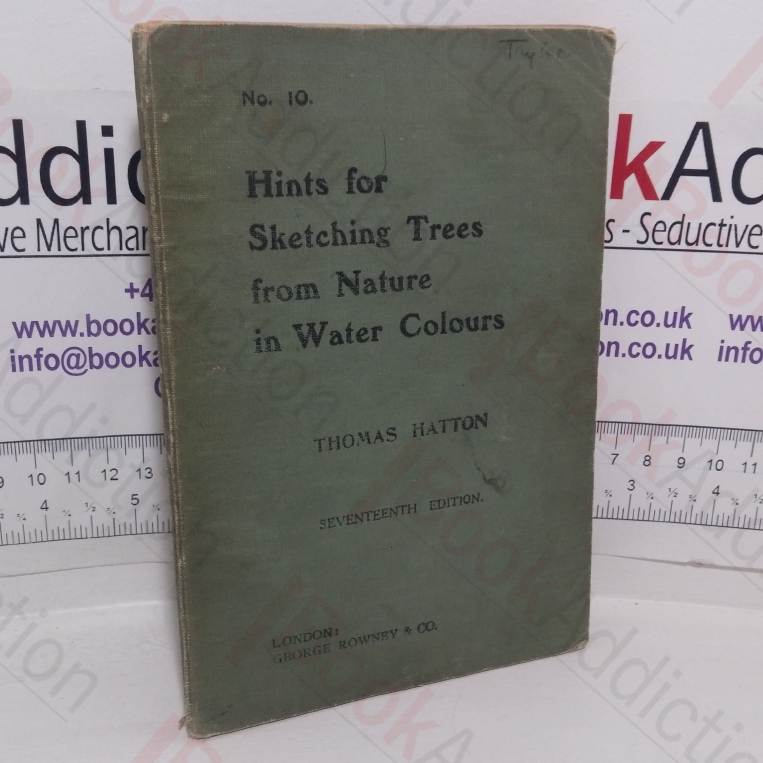 Hints for Sketching Trees from Nature in Water Colours